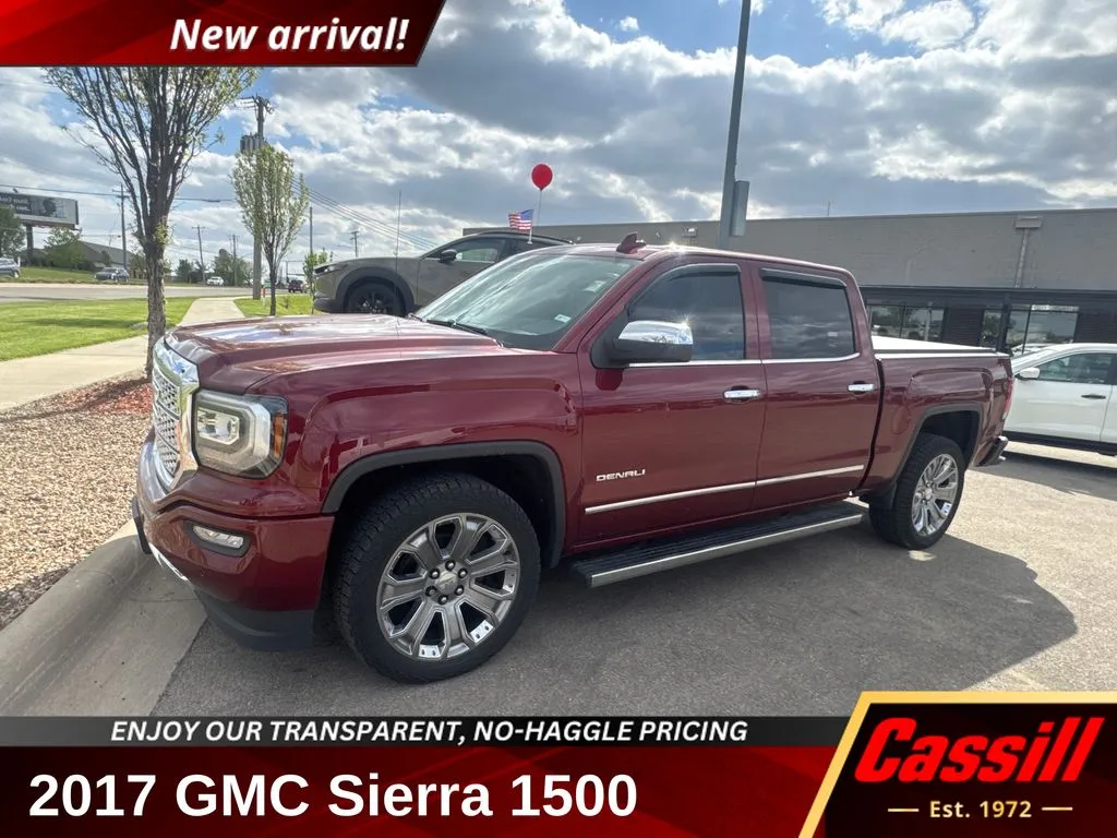 Red 2017 GMC Sierra 1500 Denali for sale in Cedar Rapids, IA