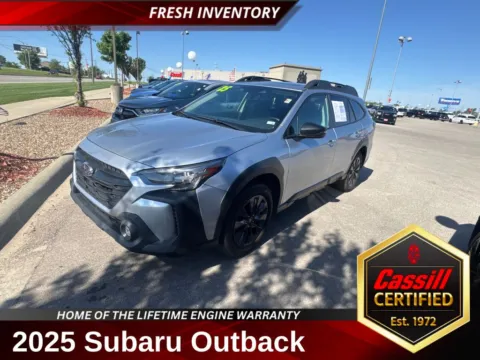 Silver 2025 Subaru Outback Onyx Edition for sale in Cedar Rapids, IA