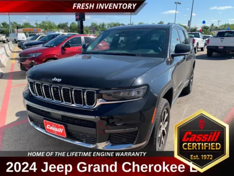 Black 2024 Jeep Grand Cherokee L Limited for sale in Cedar Rapids, IA