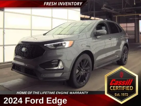 Gray 2024 Ford Edge ST Line for sale in Cedar Rapids, IA