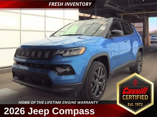 Blue 2026 Jeep Compass Limited for sale in Cedar Rapids, IA