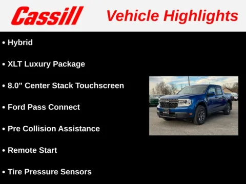 Another view of 2023 Ford Maverick XLT for sale in Cedar Rapids, IA at Cassill Motors