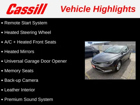 Photos of 2015 Chrysler 200 C for sale in Cedar Rapids, IA at Cassill Motors