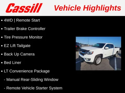 Another view of 2016 Chevrolet Colorado LT for sale in Cedar Rapids, IA at Cassill Motors