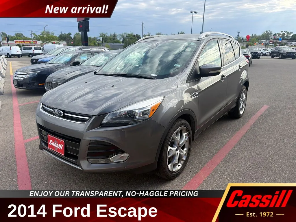 Gray 2014 Ford Escape Titanium for sale in Cedar Rapids, IA