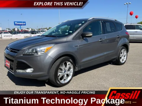 Gray 2014 Ford Escape Titanium for sale in Cedar Rapids, IA
