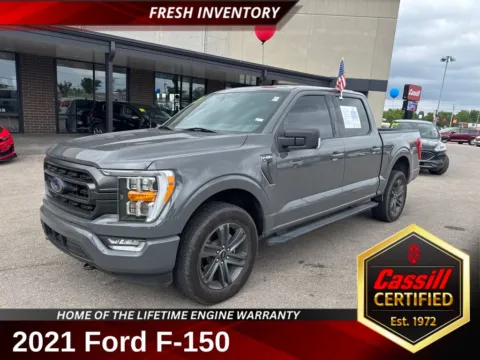 Gray 2021 Ford F-150 XLT for sale in Cedar Rapids, IA