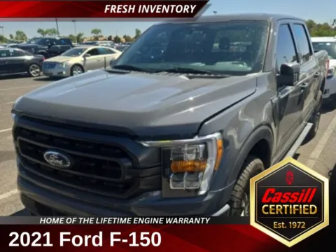 Gray 2021 Ford F-150 XLT for sale in Cedar Rapids, IA