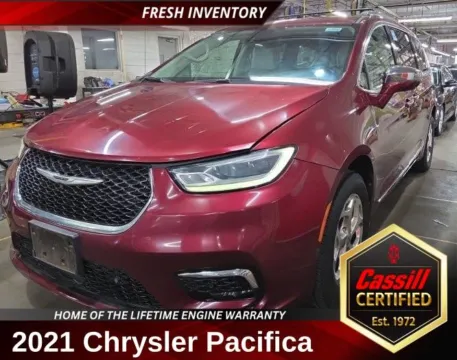 Red 2021 Chrysler Pacifica Limited for sale in Cedar Rapids, IA