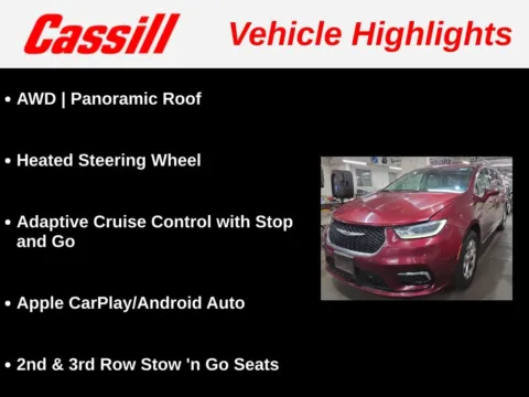 Another view of 2021 Chrysler Pacifica Limited for sale in Cedar Rapids, IA at Cassill Motors