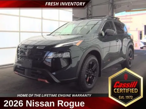 Black 2026 Nissan Rogue Rock Creek for sale in Cedar Rapids, IA