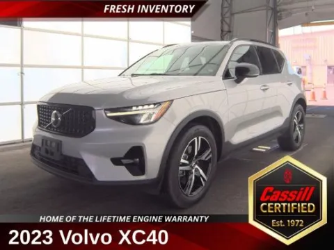 Black 2023 Volvo XC40 B5 Plus Dark Theme for sale in Cedar Rapids, IA