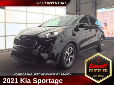 Black 2021 Kia Sportage LX for sale in Cedar Rapids, IA