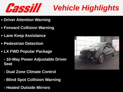 Another view of 2021 Kia Sportage LX for sale in Cedar Rapids, IA at Cassill Motors