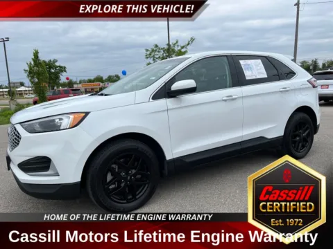White 2023 Ford Edge SEL for sale in Cedar Rapids, IA