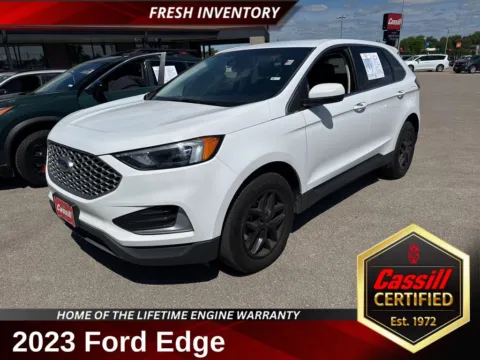 White 2023 Ford Edge SEL for sale in Cedar Rapids, IA