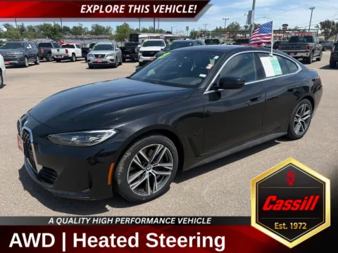 Black 2023 BMW 4 Series 430i Gran Coupe for sale in Cedar Rapids, IA