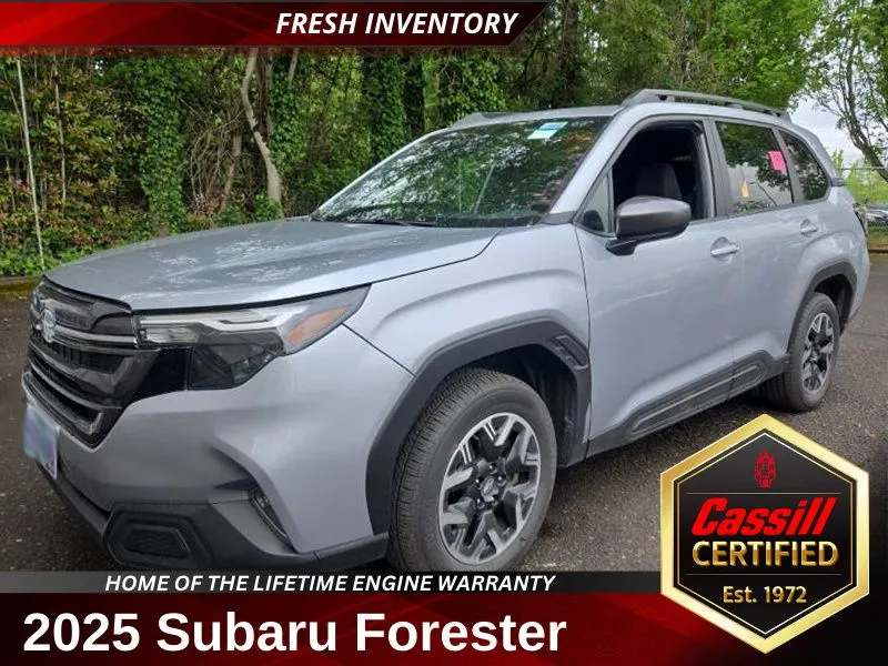 Silver 2025 Subaru Forester Premium for sale in Cedar Rapids, IA