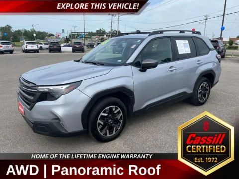 Silver 2025 Subaru Forester Premium for sale in Cedar Rapids, IA