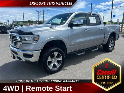 Silver 2022 Ram 1500 Laramie for sale in Cedar Rapids, IA