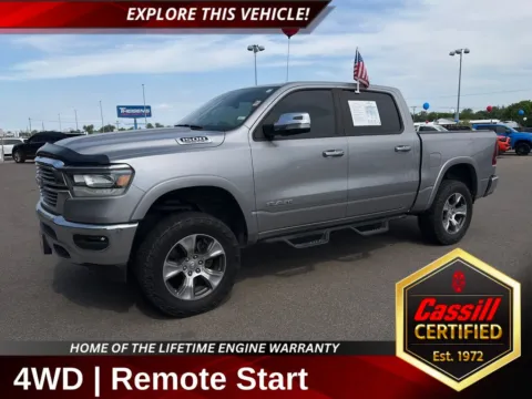 Silver 2022 Ram 1500 Laramie for sale in Cedar Rapids, IA