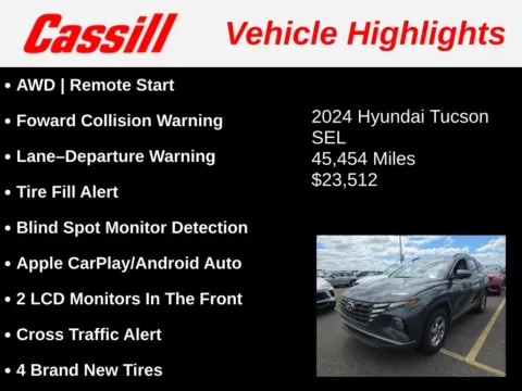 Another view of 2024 Hyundai Tucson SEL for sale in Cedar Rapids, IA at Cassill Motors