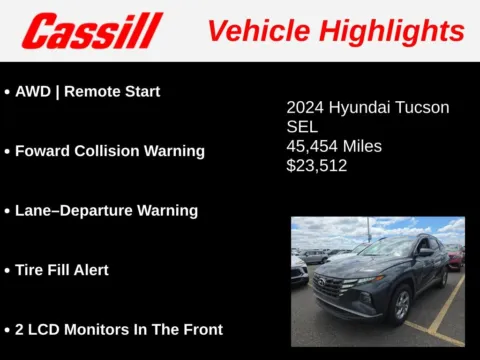 Another view of 2024 Hyundai Tucson SEL for sale in Cedar Rapids, IA at Cassill Motors