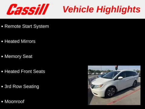 Another view of 2015 Honda Odyssey Touring for sale in Cedar Rapids, IA at Cassill Motors