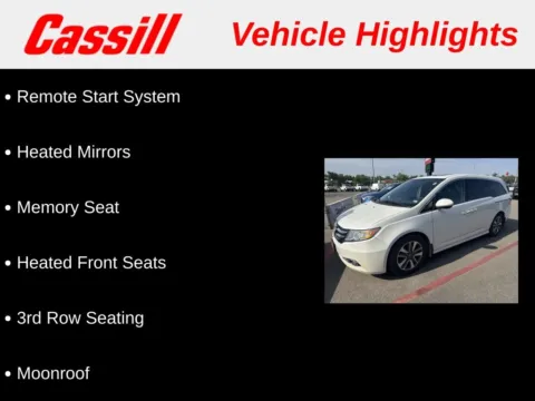 Another view of 2015 Honda Odyssey Touring for sale in Cedar Rapids, IA at Cassill Motors