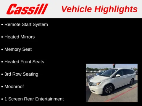 Another view of 2015 Honda Odyssey Touring for sale in Cedar Rapids, IA at Cassill Motors