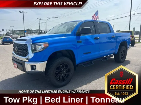 Blue 2021 Toyota Tundra SR5 for sale in Cedar Rapids, IA