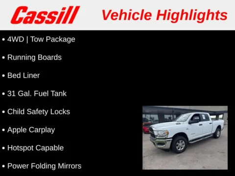 Another view of 2024 Ram 2500 Big Horn for sale in Cedar Rapids, IA at Cassill Motors