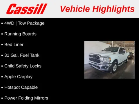Another view of 2024 Ram 2500 Big Horn for sale in Cedar Rapids, IA at Cassill Motors