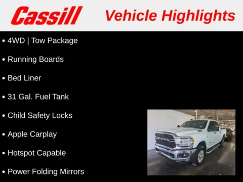 Another view of 2024 Ram 2500 Big Horn for sale in Cedar Rapids, IA at Cassill Motors