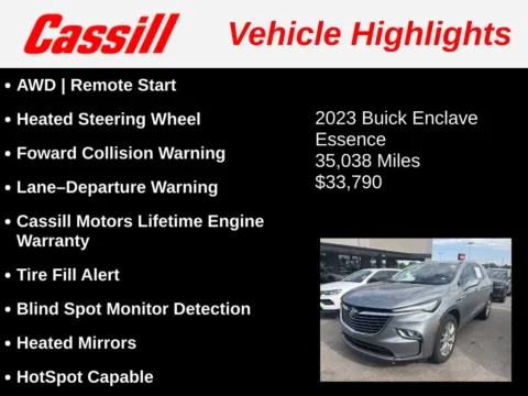 Another view of 2023 Buick Enclave Essence for sale in Cedar Rapids, IA at Cassill Motors