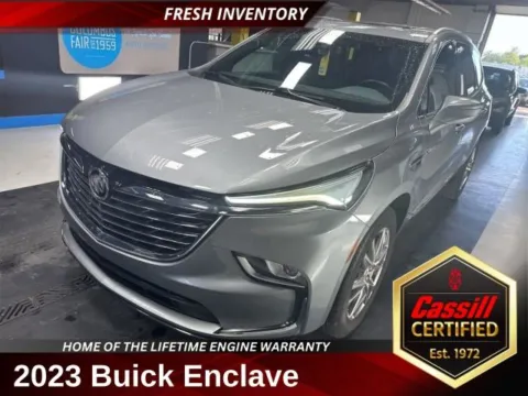Gray 2023 Buick Enclave Essence for sale in Cedar Rapids, IA