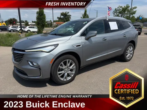Gray 2023 Buick Enclave Essence for sale in Cedar Rapids, IA