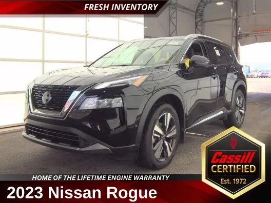 Black 2023 Nissan Rogue SL for sale in Cedar Rapids, IA