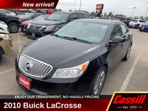 Black 2010 Buick LaCrosse CXS for sale in Cedar Rapids, IA