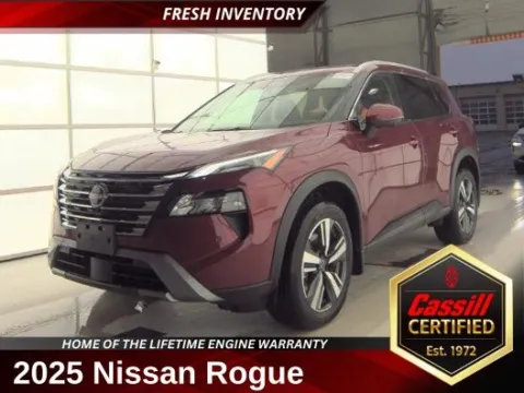 Red 2025 Nissan Rogue SL for sale in Cedar Rapids, IA