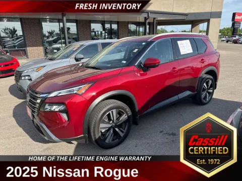 Red 2025 Nissan Rogue SL for sale in Cedar Rapids, IA