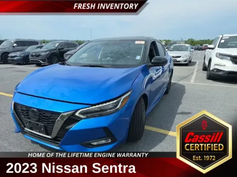 Blue 2023 Nissan Sentra SR for sale in Cedar Rapids, IA