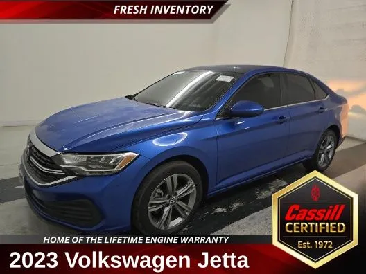 Blue 2023 Volkswagen Jetta 1.5T SE for sale in Cedar Rapids, IA