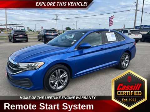 Blue 2023 Volkswagen Jetta 1.5T SE for sale in Cedar Rapids, IA