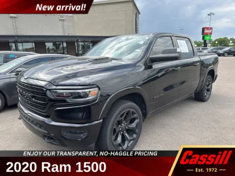 Black 2020 Ram 1500 Limited for sale in Cedar Rapids, IA