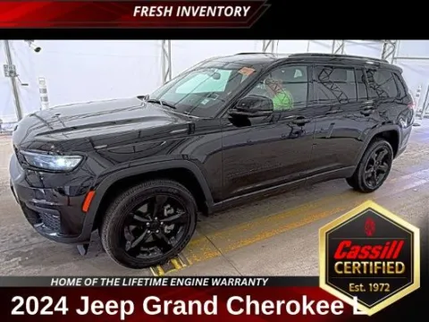 Black 2024 Jeep Grand Cherokee L Altitude X for sale in Cedar Rapids, IA