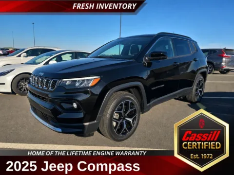 Black 2025 Jeep Compass Limited for sale in Cedar Rapids, IA