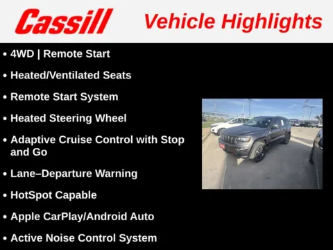 Another view of 2020 Jeep Grand Cherokee Trailhawk for sale in Cedar Rapids, IA at Cassill Motors