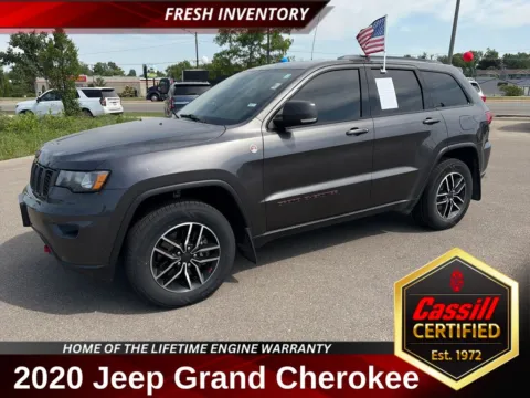 Gray 2020 Jeep Grand Cherokee Trailhawk for sale in Cedar Rapids, IA