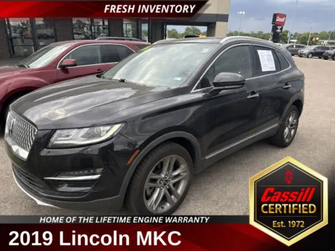 Black 2019 Lincoln MKC Reserve for sale in Cedar Rapids, IA